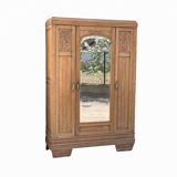 Parisian wardrobe raw wood 1920