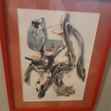 Watercolor signed reverdy
