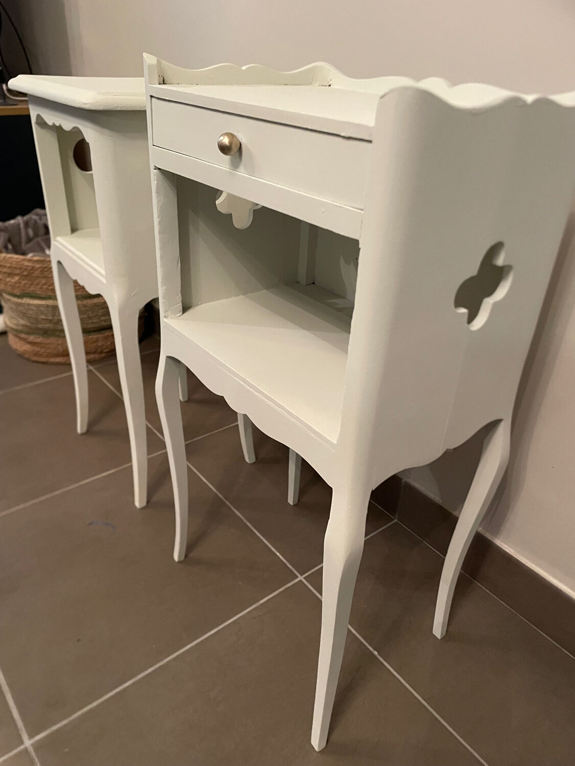 Louis XV style bedside tables