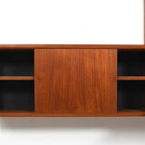 Teak Royal System with conical Desk by Poul Cadovius