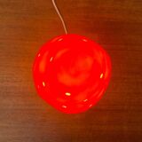 Postmodern plastic mushroom table lamp by Heico.