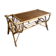 60s rattan coffee table