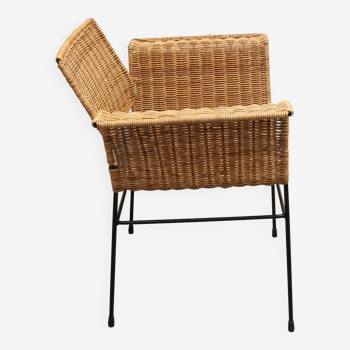 Basket armchair from the 1960s