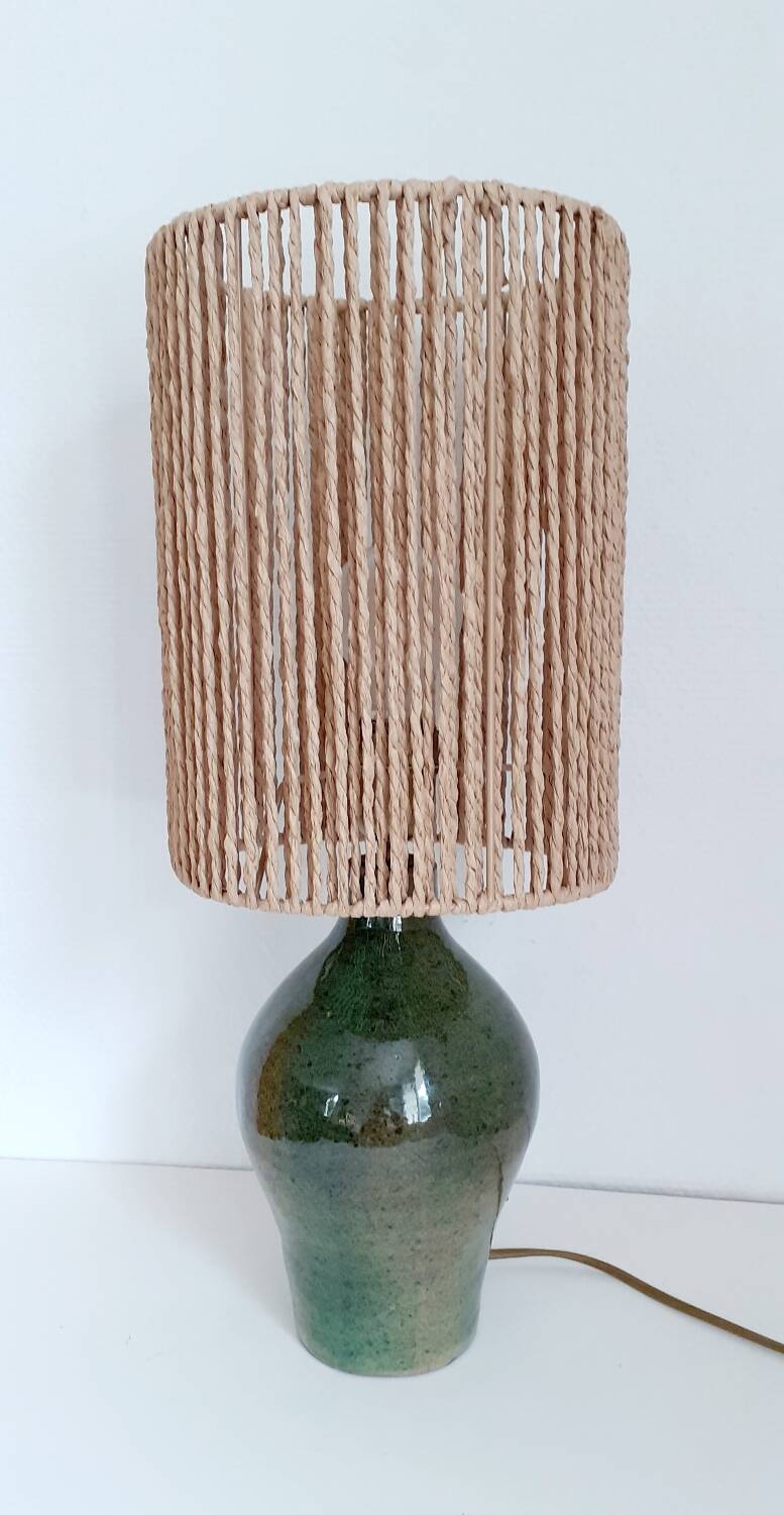 Vintage terracotta lamp