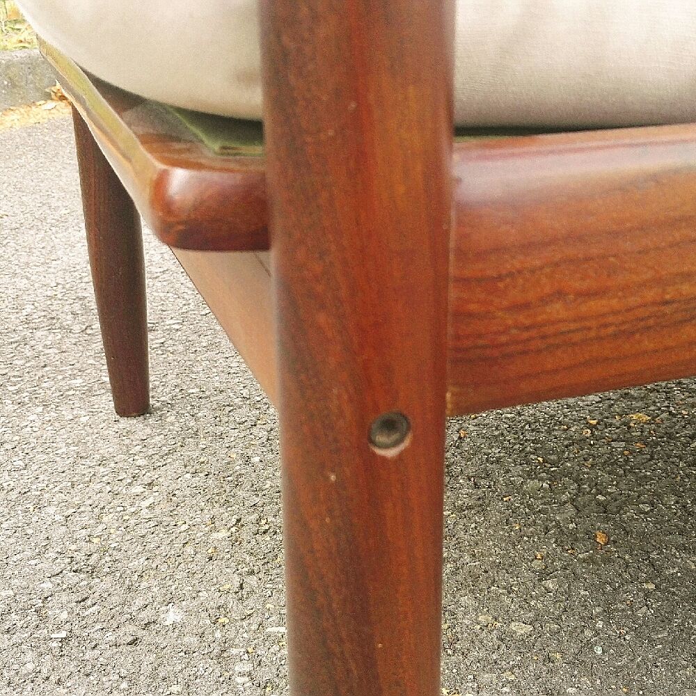 Pair of armchairs by Grete Jalk, Glostrup Publishing, Denmark