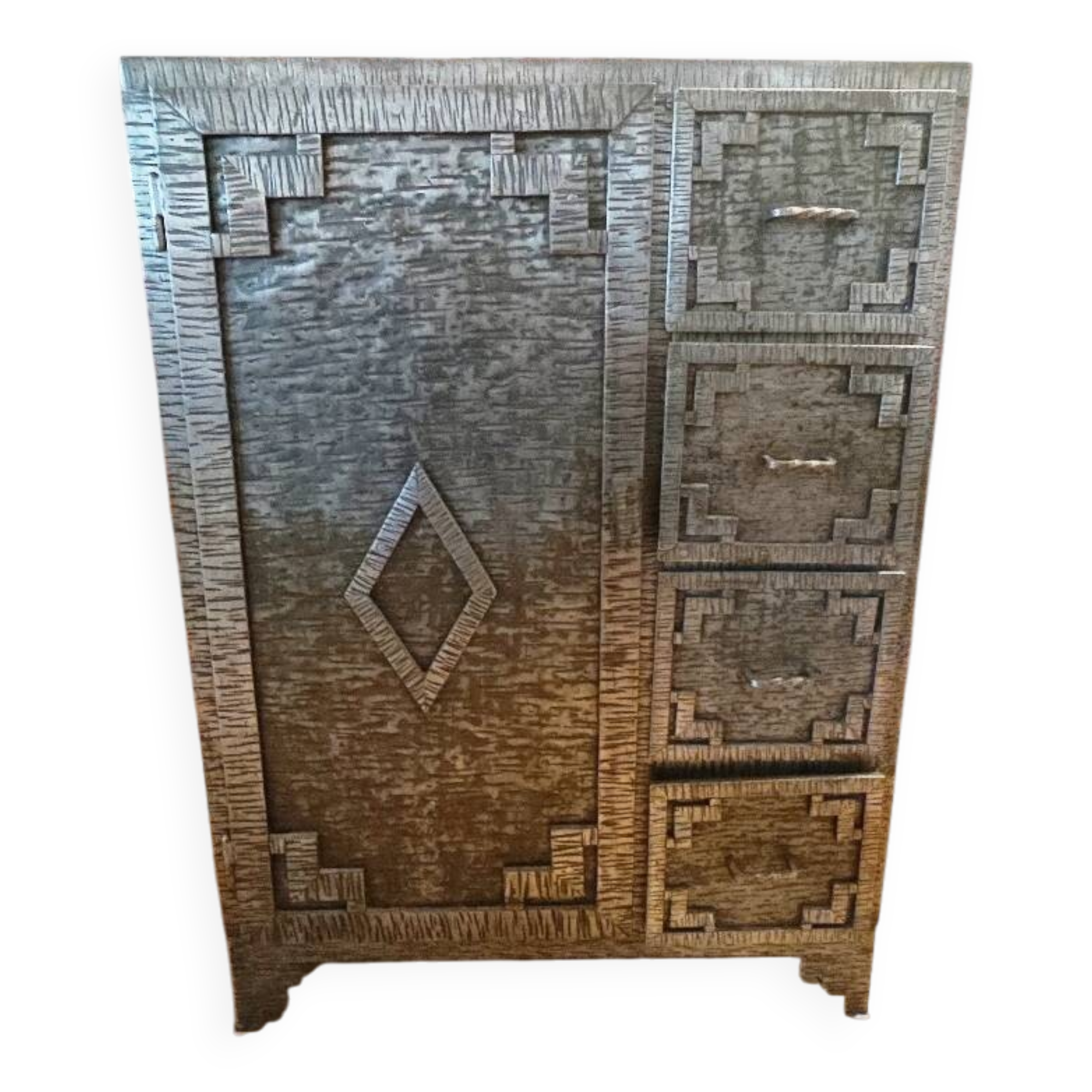 Steel chest of drawers