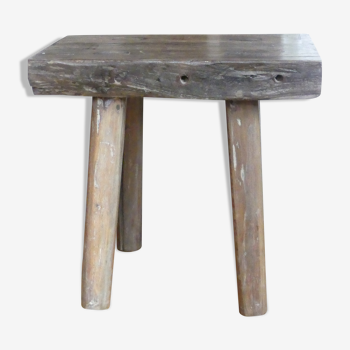 Tabouret antique brutaliste