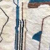 Moroccan Berber carpet Beni Ouarain with colorful patterns 2.32x1,66m