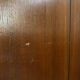 Teak 2-door wardrobe — hanging space + shelves — 1960s/70s