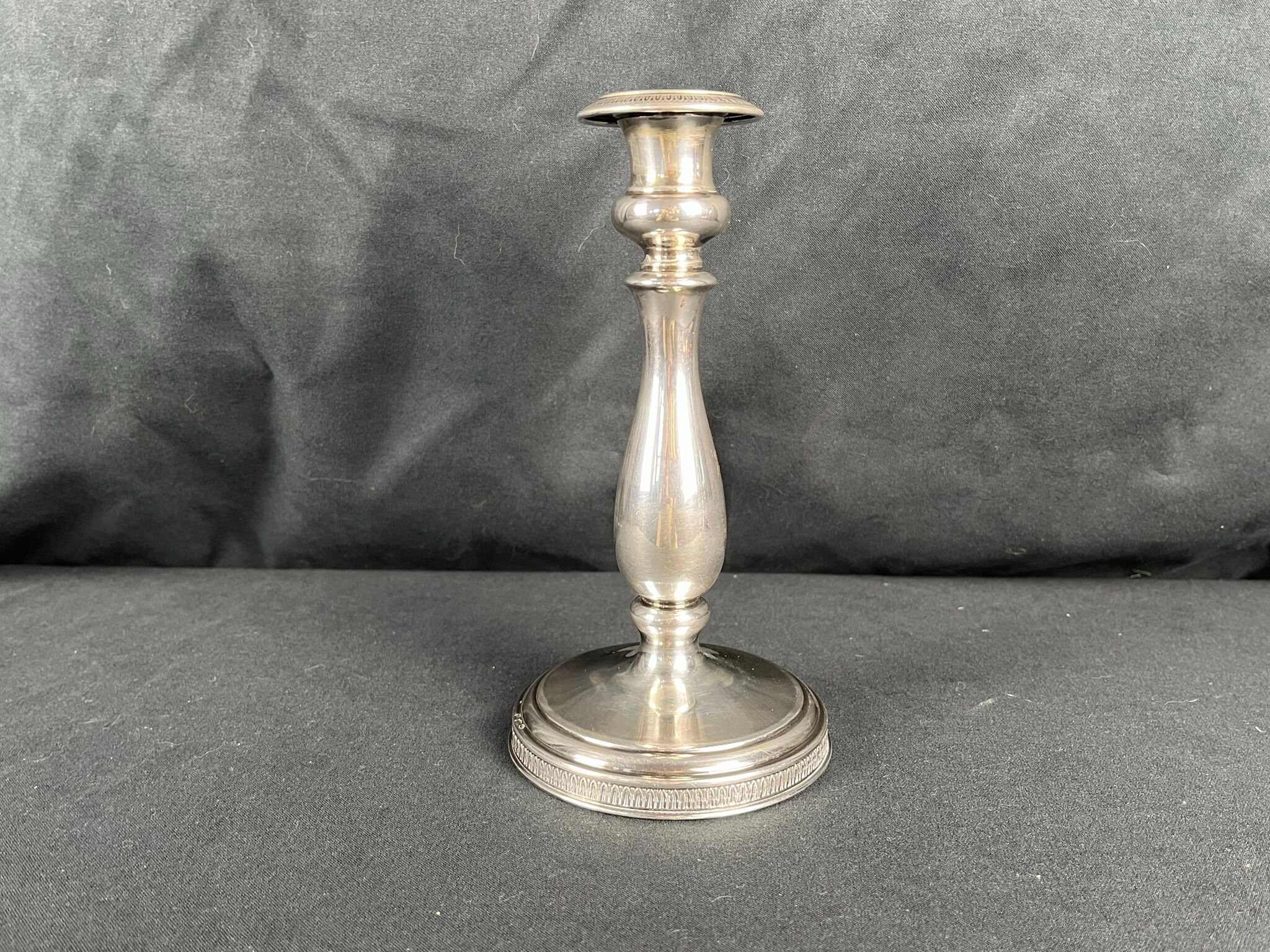 silver torch, hallmarked early 20th century