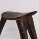 Tabouret tripode en bois du Burkina Faso