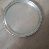 Silver metal tray