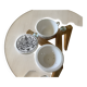 Ceramic mug with infuser
