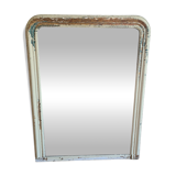 Large shabby chic Louis-Philippe mirror 139 × 106 cm – old-world charm