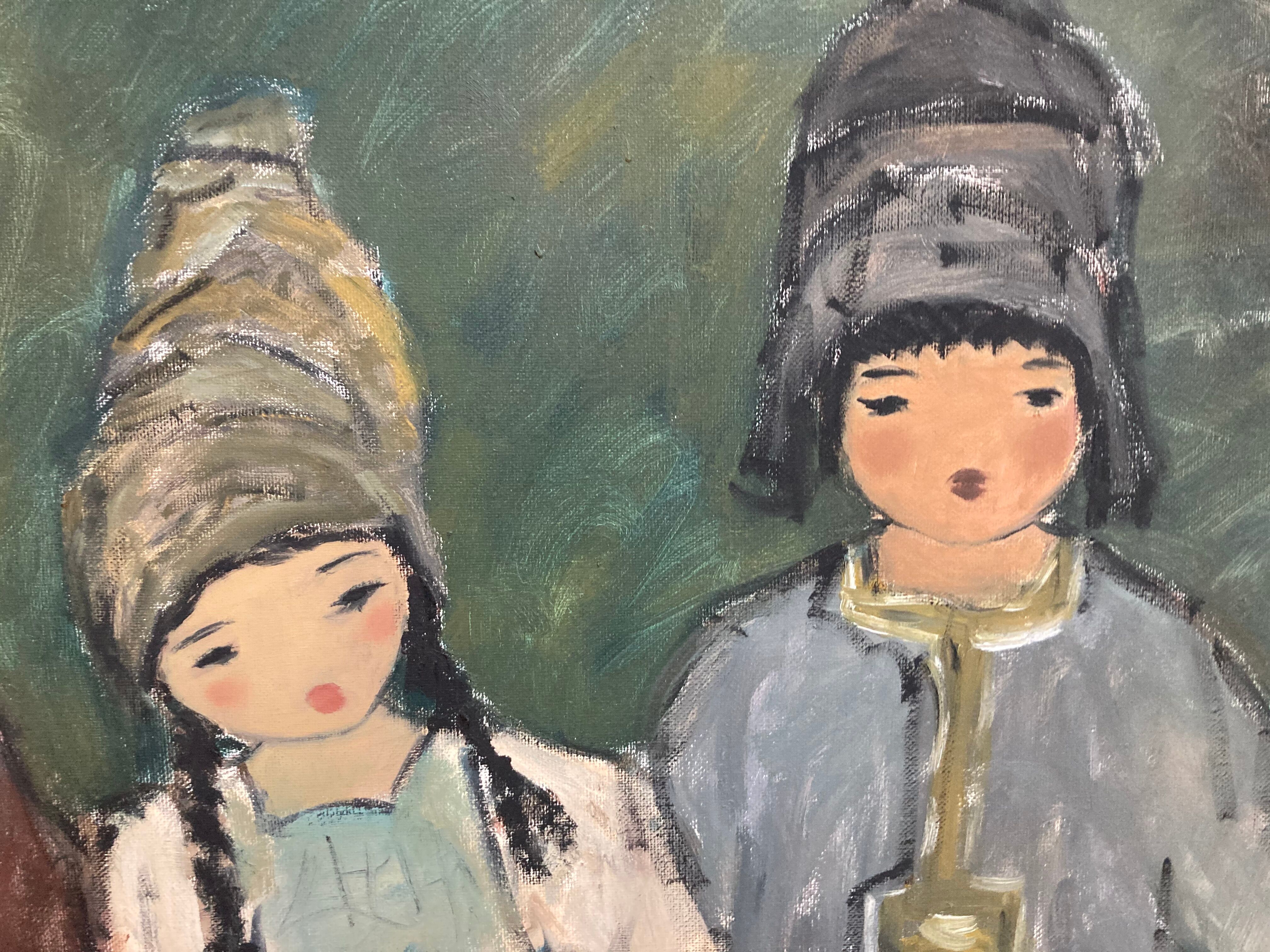 Painting by Katherine Dubourdieu