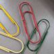 Vintage 80s clip paper wall coat rack