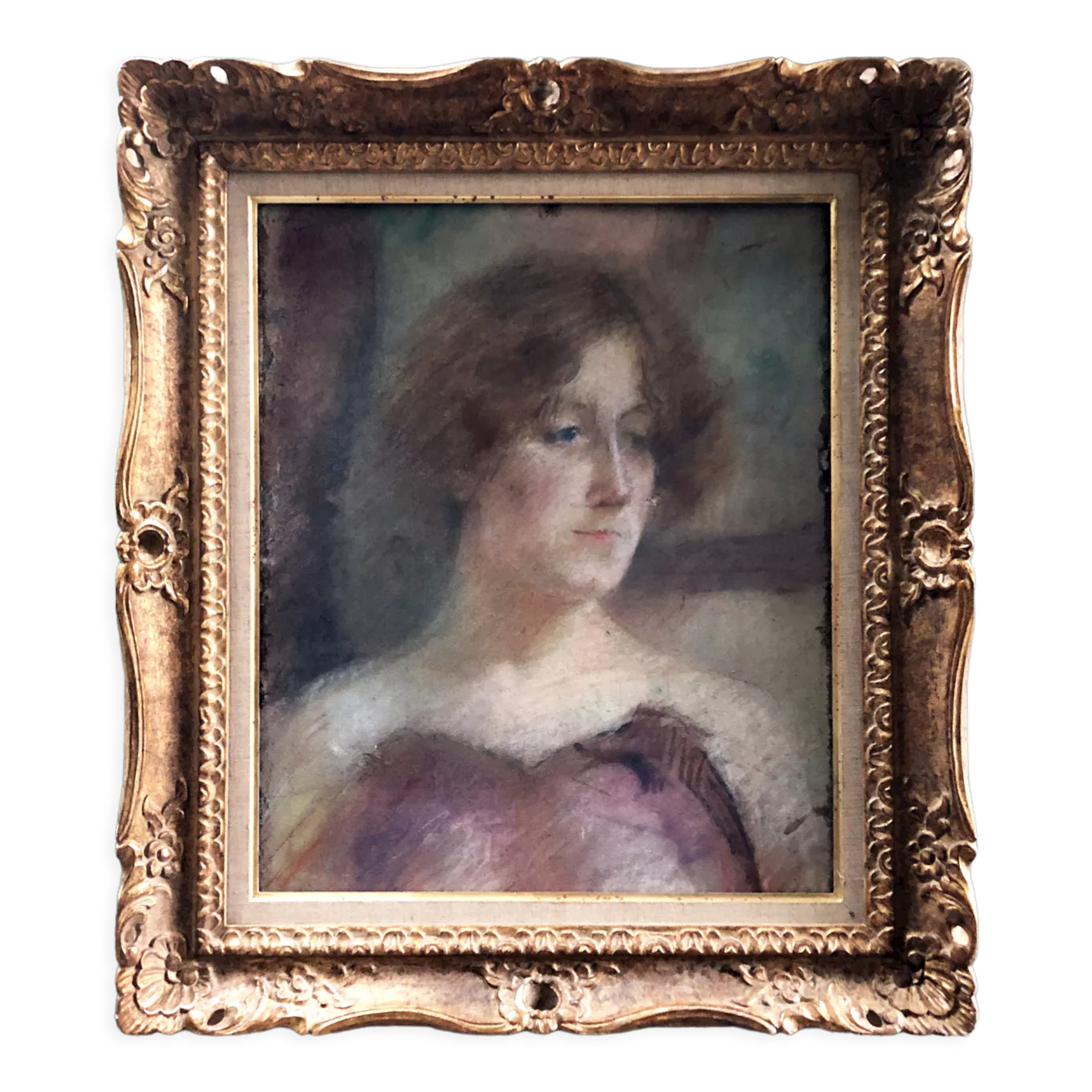Tableau années 30 "La femme rousse"