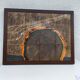 wall ceramic with wooden frame