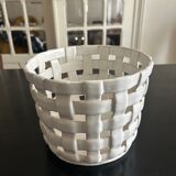 woven ceramic flowerpot