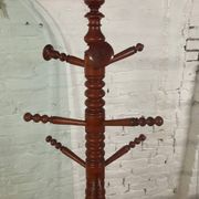 Scandinavian wooden coat rack from the 60s