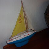 Navigable sailboat toy gs 1960