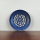 Mid-century German studio pottery wall plate by Thoms Keramik, 1960s.