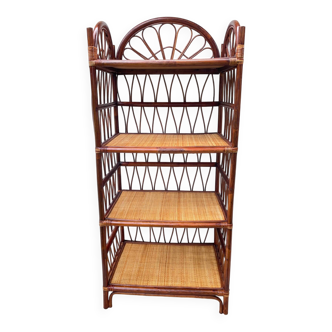 Vintage Willow and Rattan Library