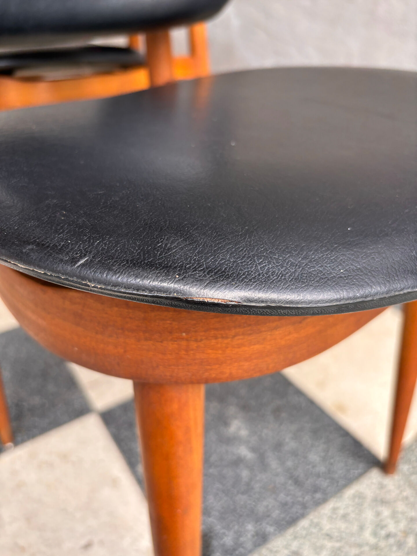 Set of 10 Pegase Baumann chairs