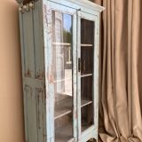 2-door painted glass window