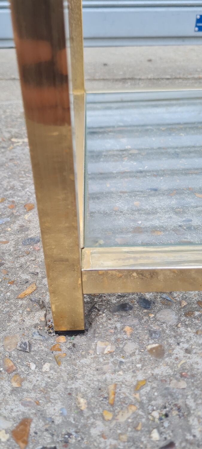 Paire de tables d'appoints Belgochrom 1970