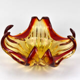 Murano glass bowl italy 1950s