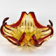 Murano glass bowl italy 1950s