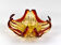 Murano glass bowl italy 1950s