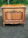 Louis XV buffet TV bar with mirror in solid wood