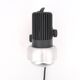 Clip lamp or wall lamp in aluminum and black plastic, 1980s
