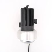 Clip lamp or wall lamp in aluminum and black plastic, 1980s