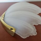 Art deco "shell" wall lamp