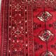 Nice big vintage carpet Bokhara handmade 200x282 cm