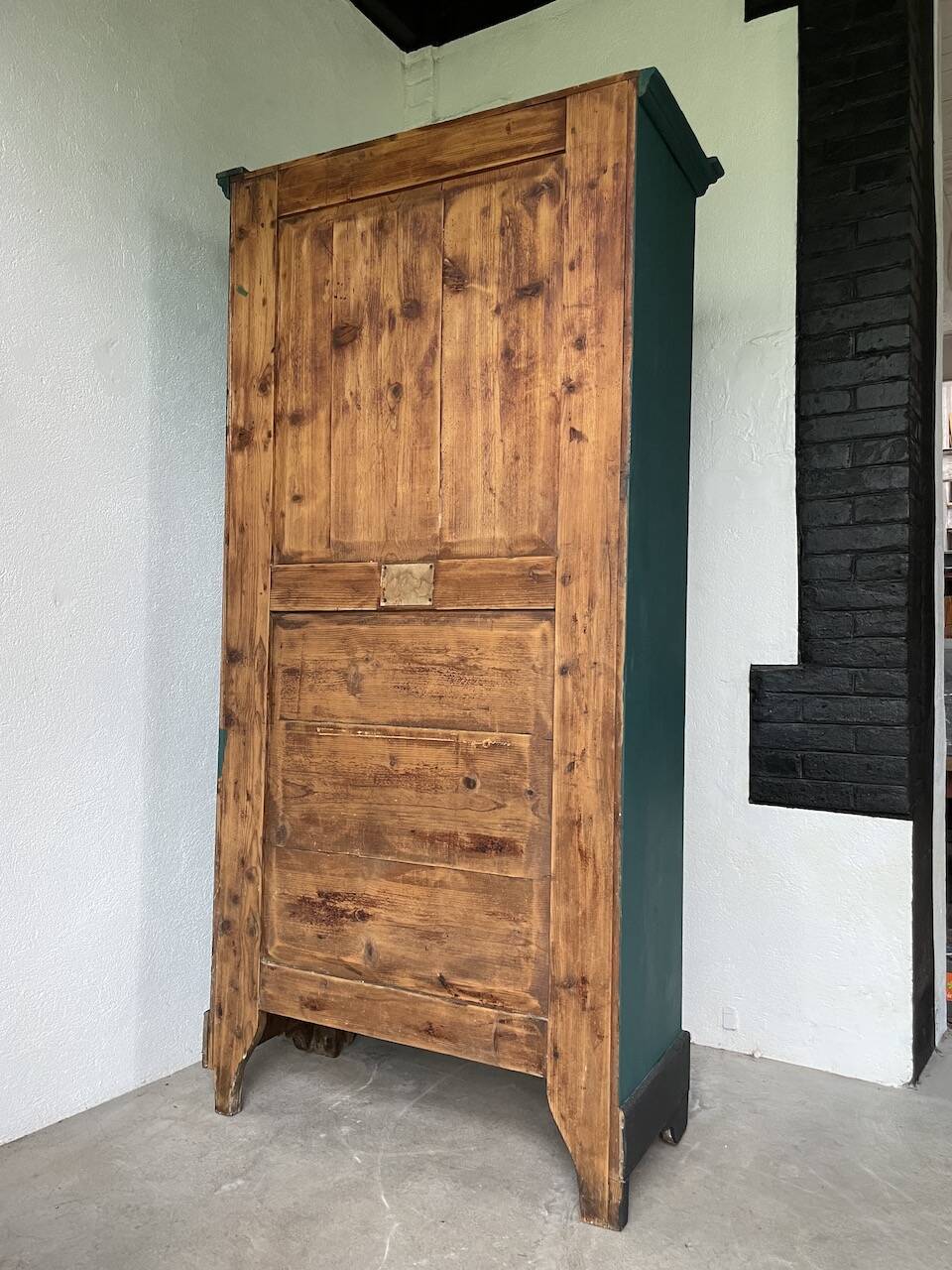 Green hosiery cabinet