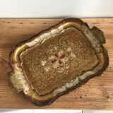 Golden venetian tray