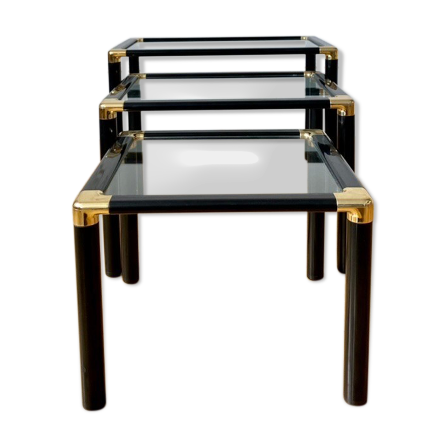 Pull-out coffee tables from the 70s