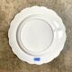 Sarreguemines round dish in blue earthenware, "Basket" service