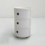 Cabinet Componibili blanc par Anna Castelli Ferrieri pour Kartell, 1970