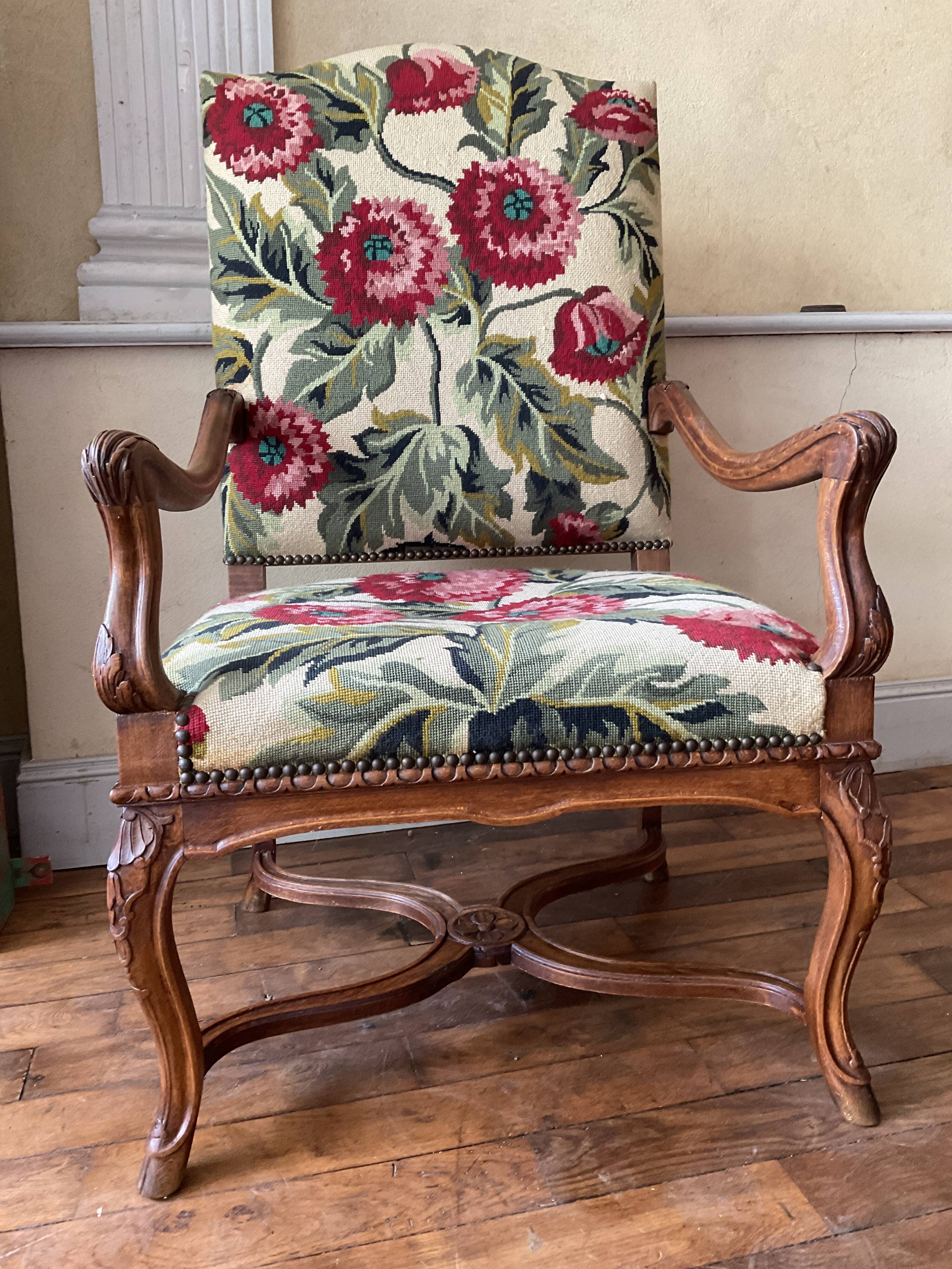 Louis XIV style armchair