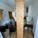 Antique library in solid pine (origin England)