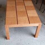 Checkered coffee table.