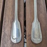 Ercuis silver plated fork and spoon set 84g