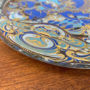 Limited edition German vintage Christmas wall plate by Bjørn Wiinblad for Rosenthal, 1978