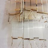Lamp glass wall lamp 1980