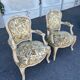 Pair of Louis XV style armchairs